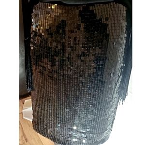 I.N.C Black Sequin Skirt